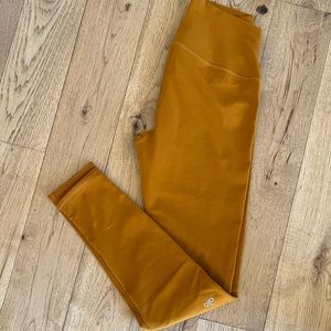Alo high waist airbrush full length leggings, color: bronze, size medium